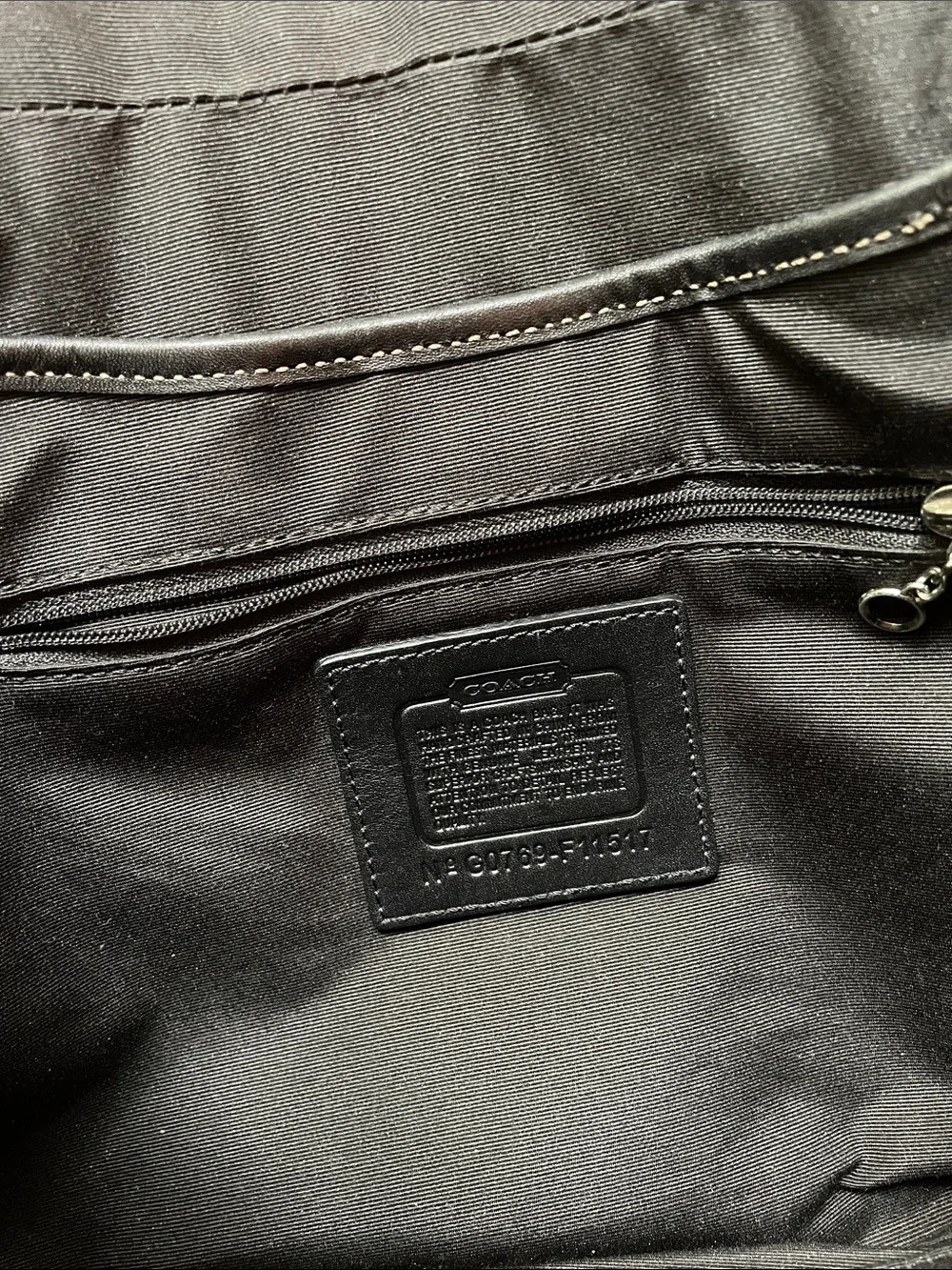 Coach SoHo Black leather and suede bag